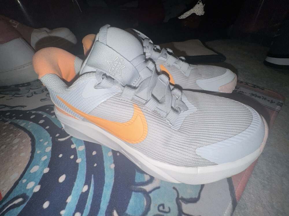 Nike Star Runner 4 NN 'Pure Platinum/Peach Cream' Kids Preschool Running Shoes